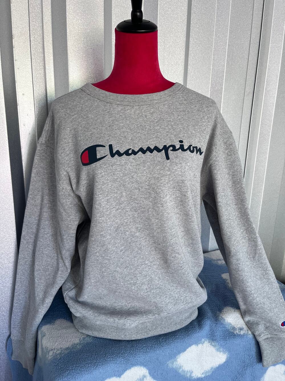 Grey champion crewneck sweatshirt loungewear